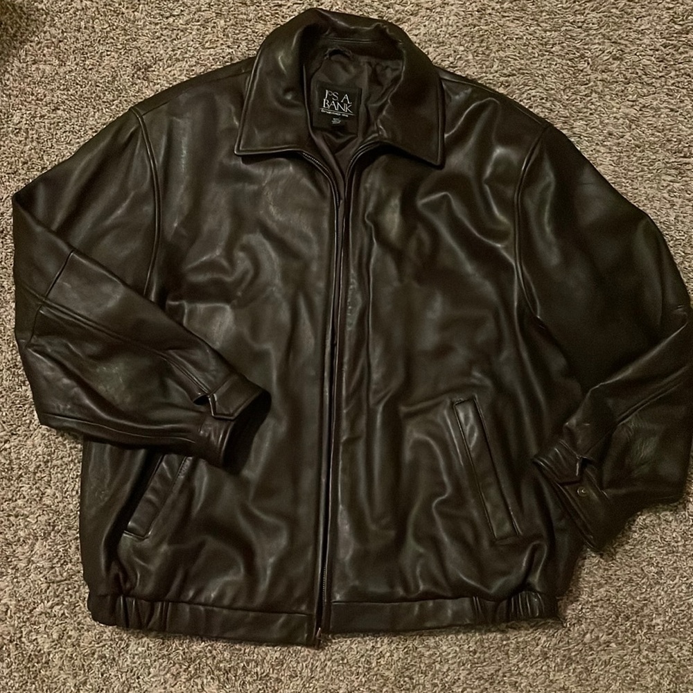 Jos.A.Bank - leather jacket - new without tags